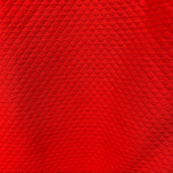 POSITIVE ATTITUDE Vintage Red Quilted Mini Shirt Dress - Petite‎ - Picture 8 of 10